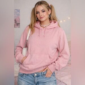 H&M Divided Hoodie – Women’s Size M – Salmon Pink Excellent Condition